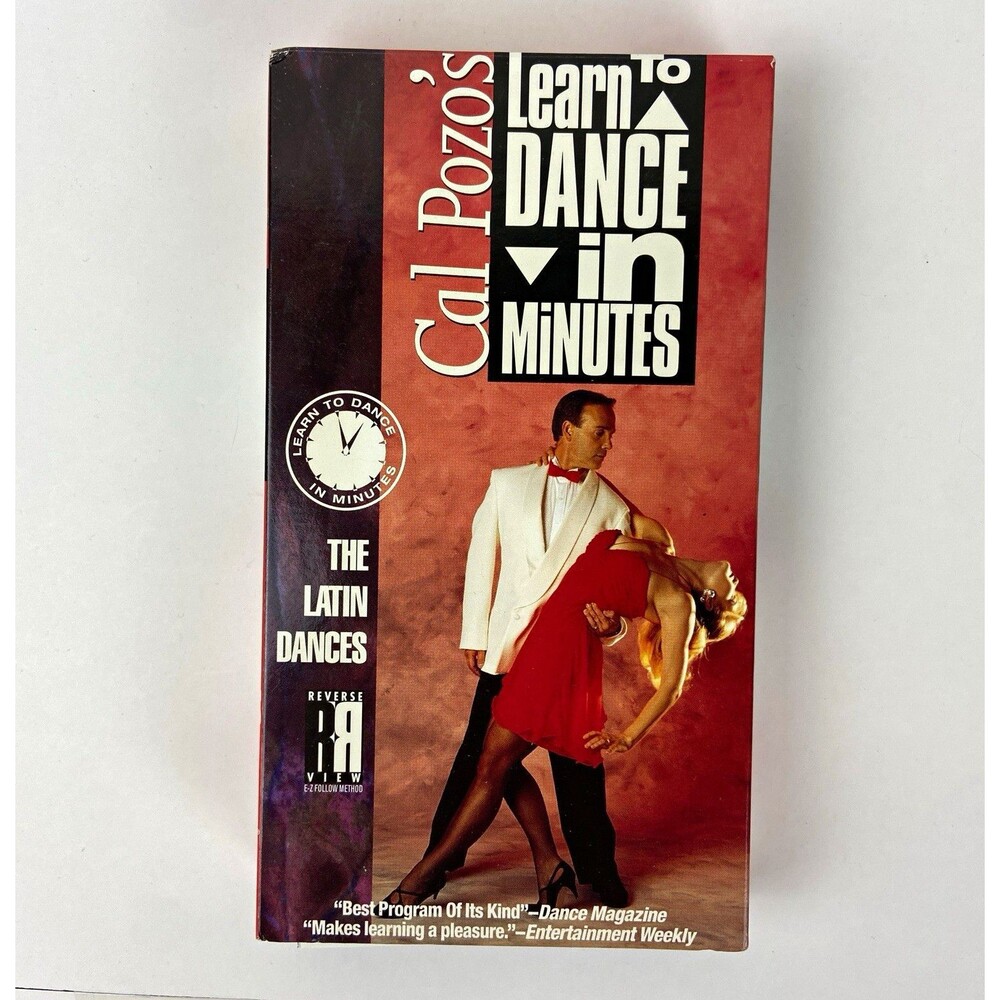 Cal Del Pozo Learn to Dance in Minutes The Latin Dances VHS Parade Video 1994
